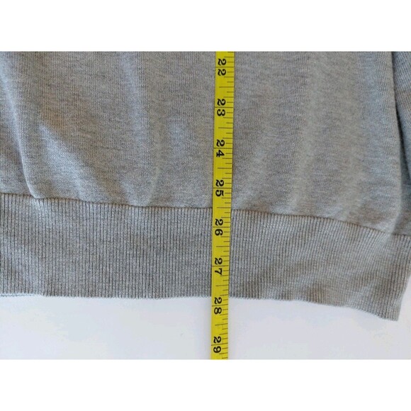 Tom Baine Knitwear Collection Gray Soft 1/4 Zip Mock Neck Pullover Sweater Sz 2X - Picture 5 of 6